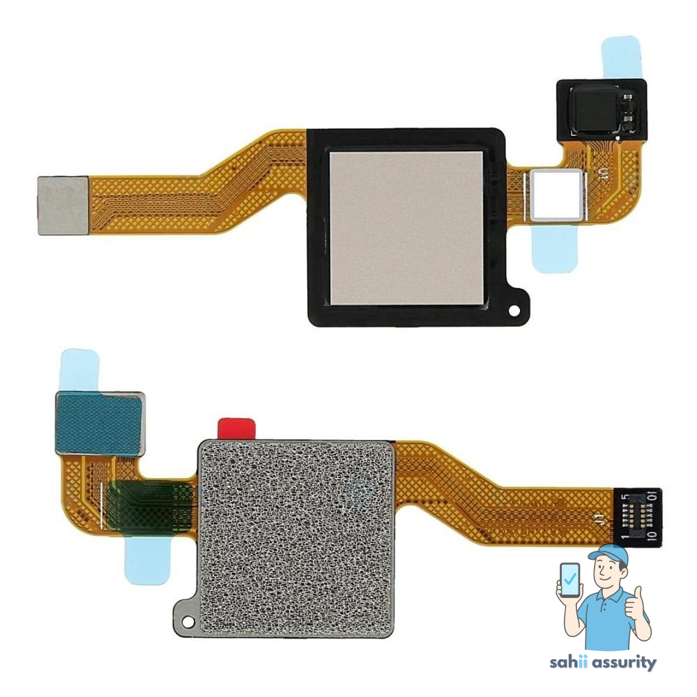 Fingerprint Sensor with Flex Cable for Xiaomi Redmi Note 5 Pro Gold